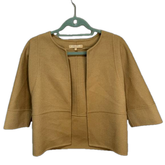 Michael Kors Collection Jackets & Blazers - Michael Kors Collection Wool Angora Camel Jacket Sz 6